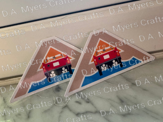 Amphicar Head Badge Logo Sticker