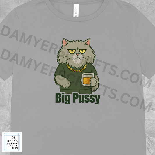 Sopranos Cat Inspired "Big Pussy" T-Shirt!