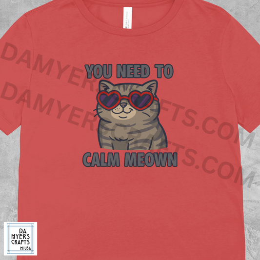 Taylor Swift Cat Inspired "You Need to Calm Meown" T-Shirt!
