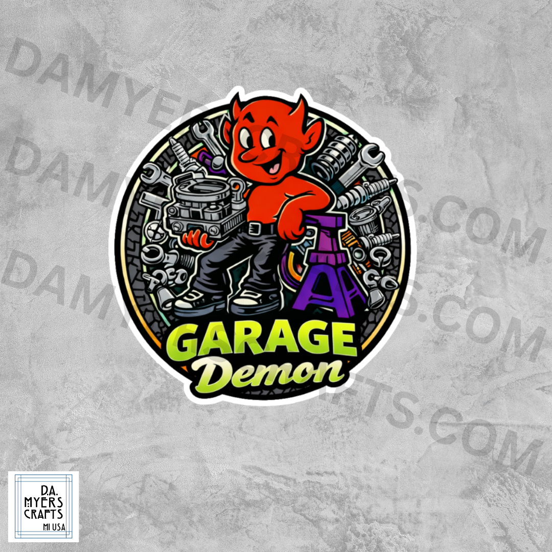 Garage Demon Sticker