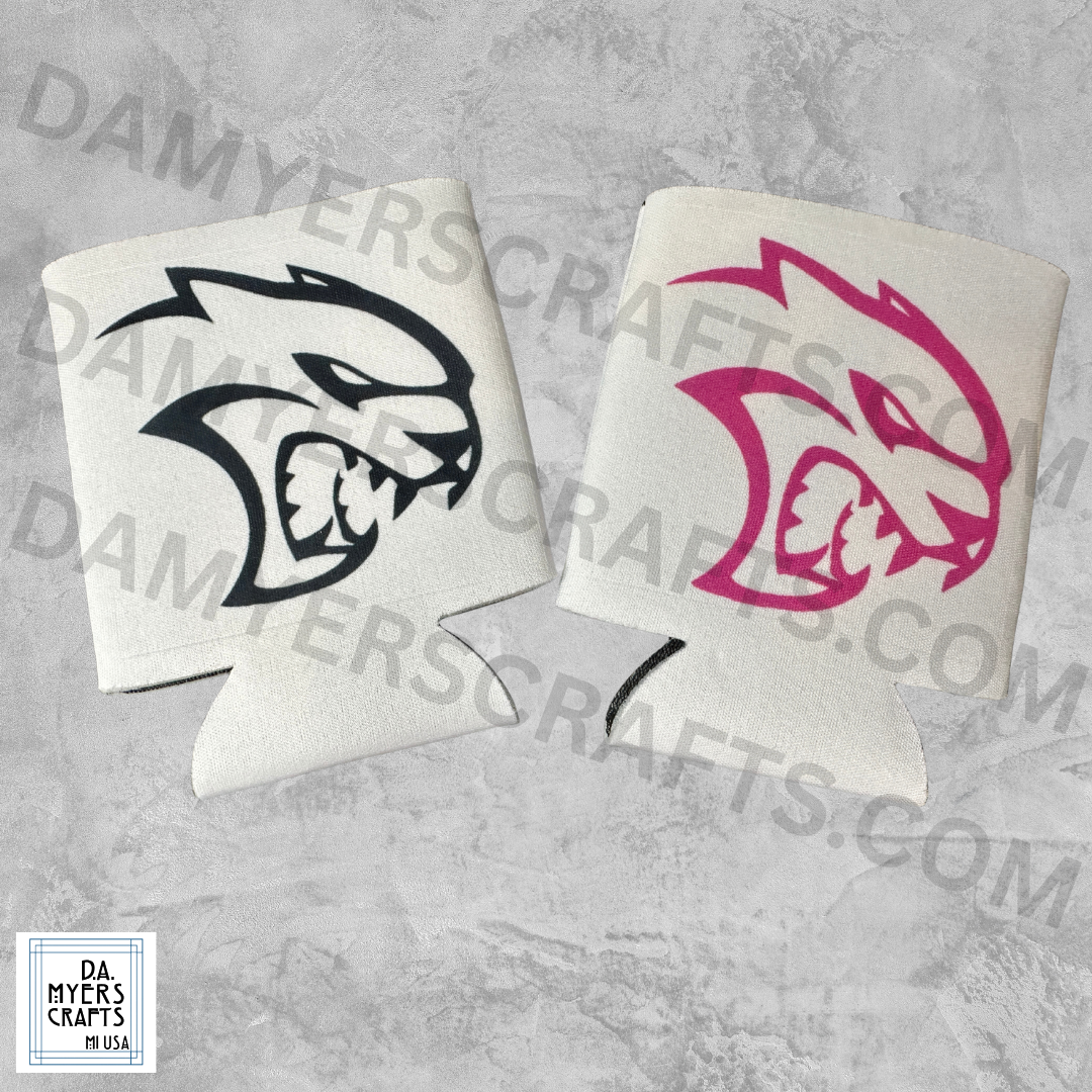 Hellcat Logo Koozie/Can Cooler (Multiple Colors)