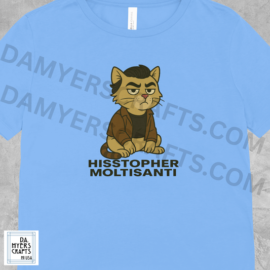 Sopranos Cat Inspired "Hisstopher Moltisanti" T-Shirt!