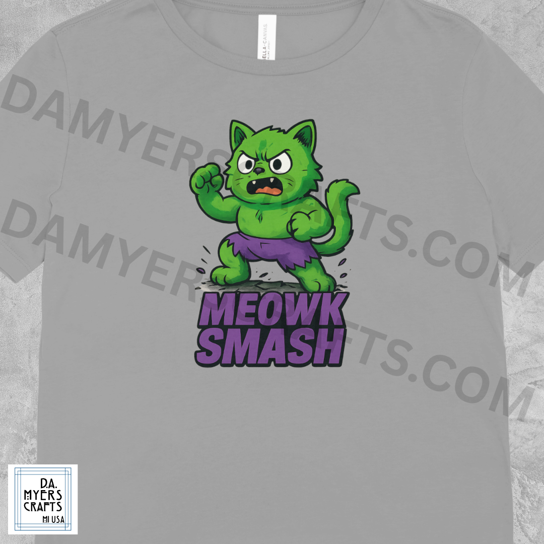 Hulk Inspired "Meowk Smash" T-Shirt!