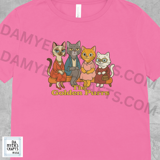 Golden Girls Inspired "The Golden Purrs" T-Shirt!