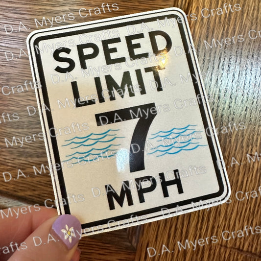Amphicar 7MPH Speed Limit Magnet