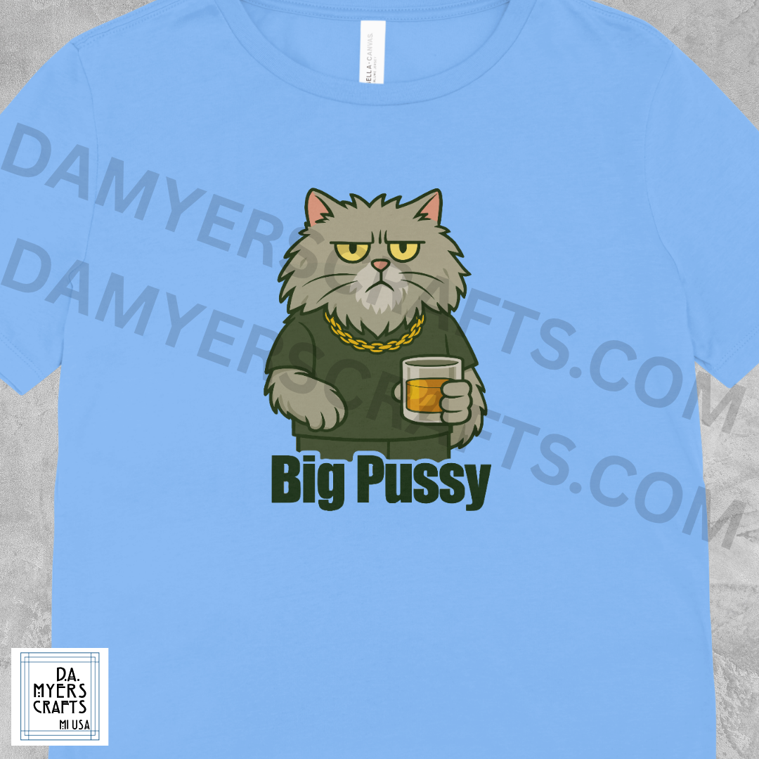 Sopranos Cat Inspired "Big Pussy" T-Shirt!