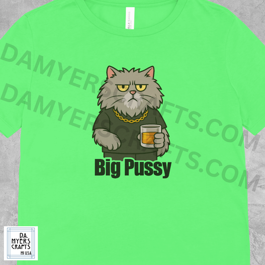 Sopranos Cat Inspired "Big Pussy" T-Shirt!