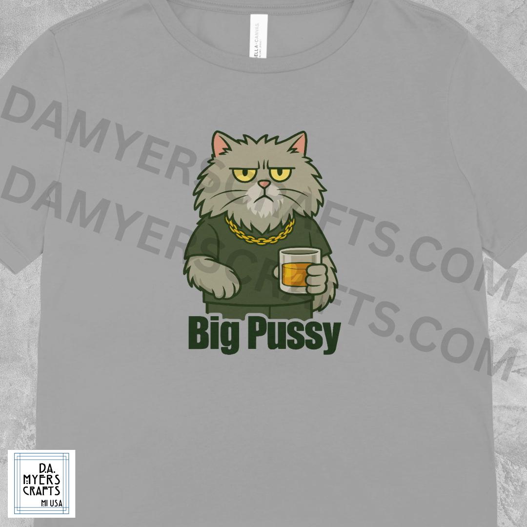 Sopranos Cat Inspired "Big Pussy" T-Shirt!