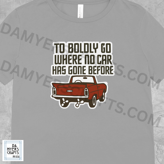 Amphicar "To Boldly Go Where No Car Has Gone Before" T-Shirt!