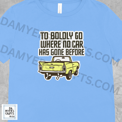 Amphicar "To Boldly Go Where No Car Has Gone Before" T-Shirt!