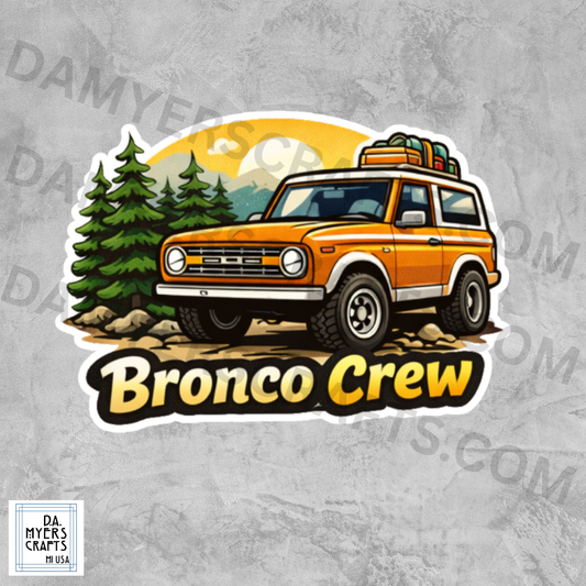 Bronco "Bronco Crew" Sticker