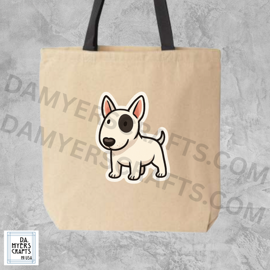 Bull Terrier Standing Tote Bag!