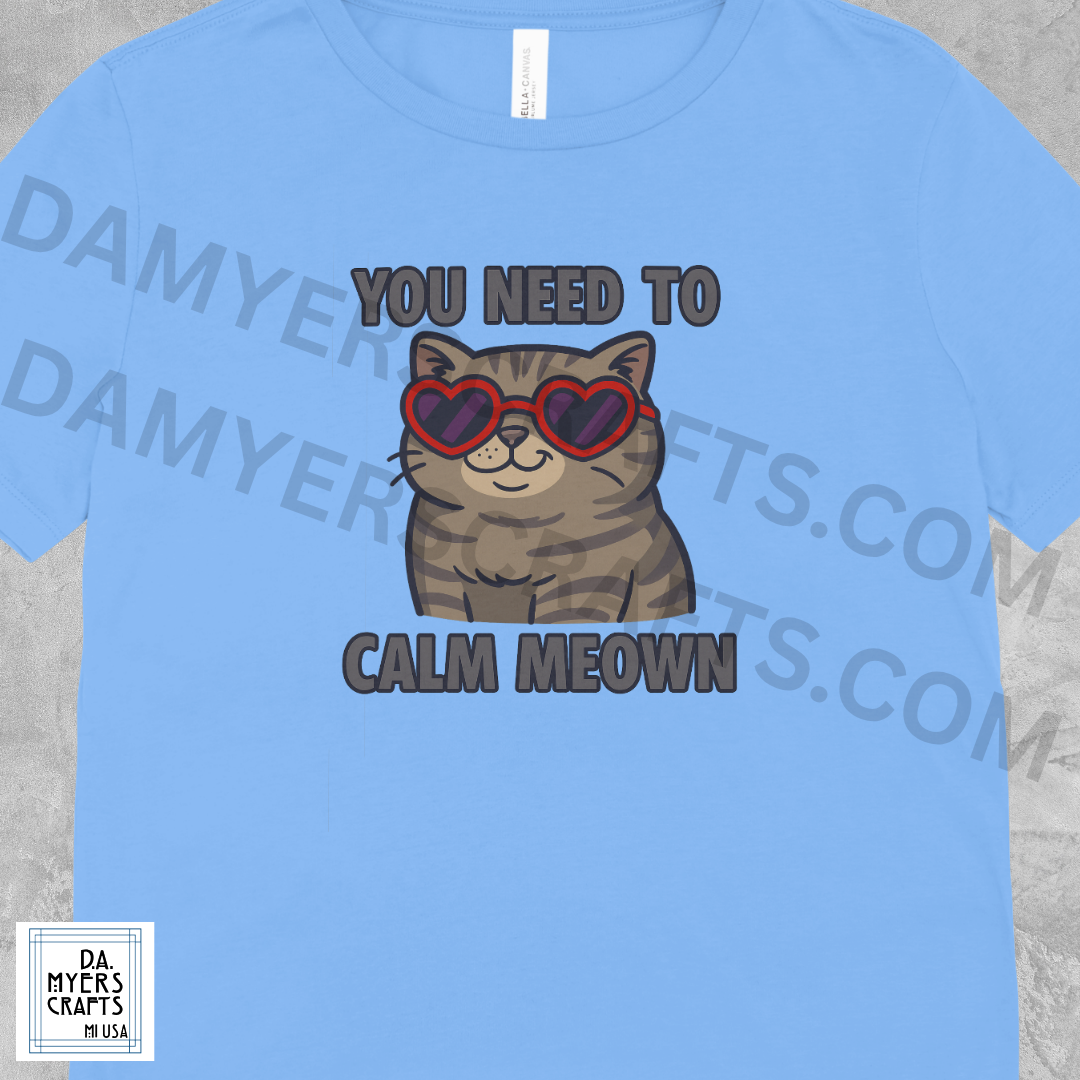 Taylor Swift Cat Inspired "You Need to Calm Meown" T-Shirt!