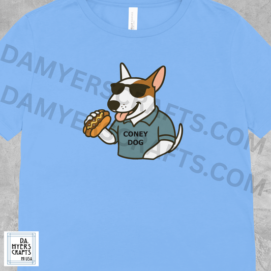 Bull Terrier Detroit Coney Dog T-Shirt!