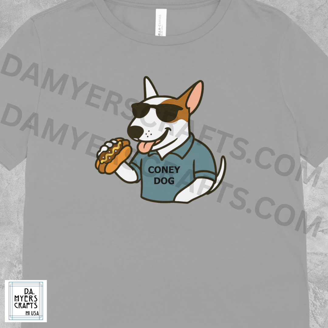 Bull Terrier Detroit Coney Dog T-Shirt!