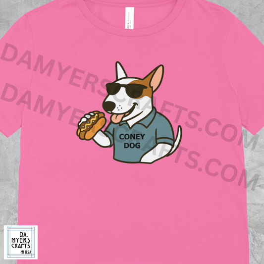 Bull Terrier Detroit Coney Dog T-Shirt!