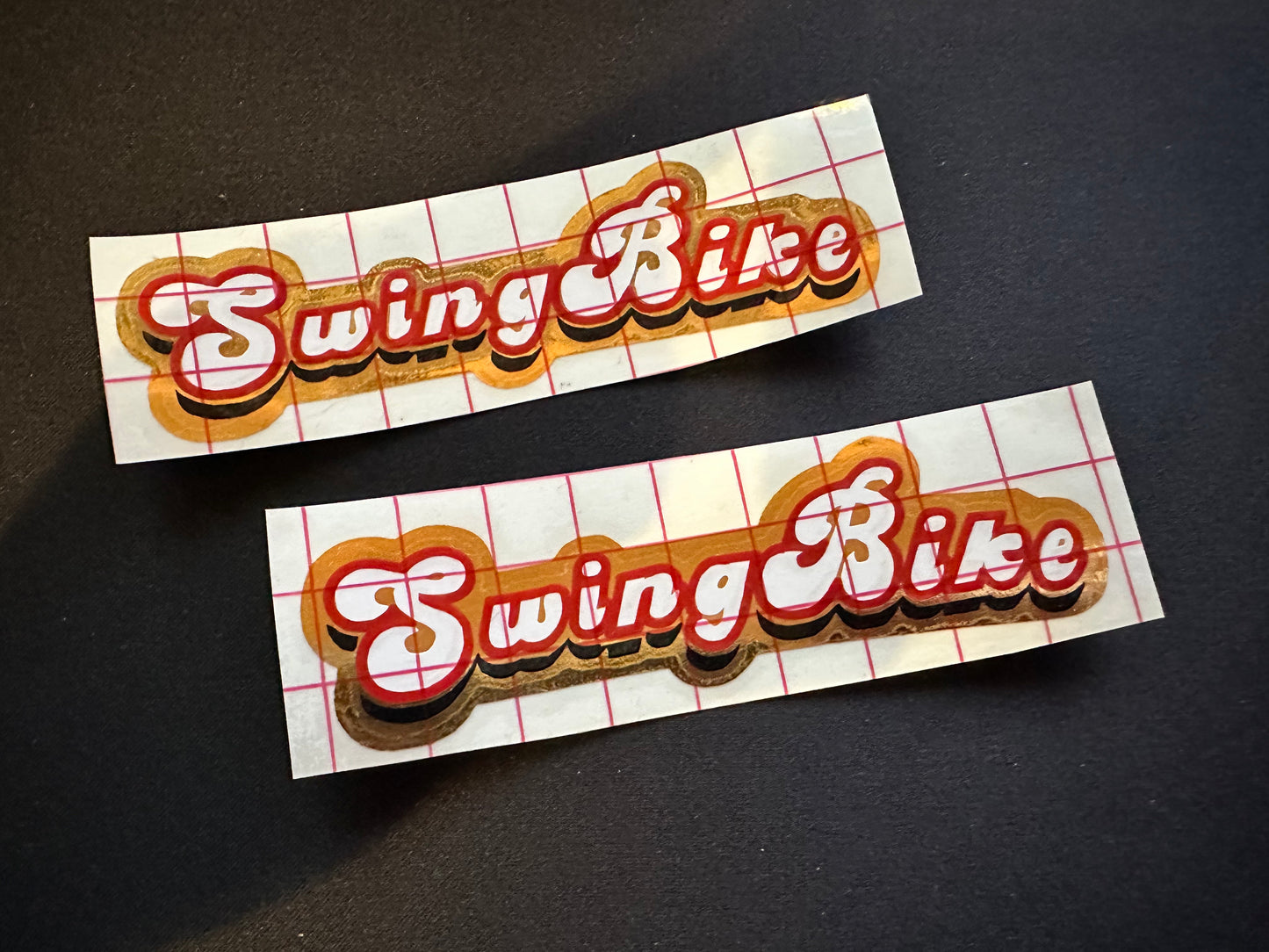 SwingBike Frame Badging (You Pick The Colors)