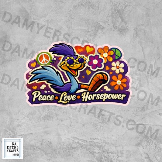 Groovy Road Runner Sticker