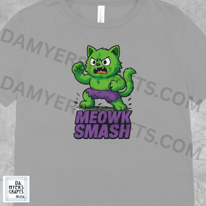 Hulk Inspired "Meowk Smash" T-Shirt!