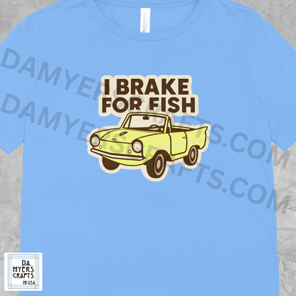 Amphicar "I Brake For Fish" T-Shirt!
