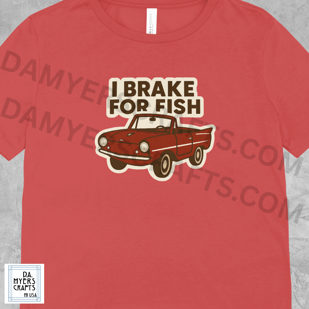 Amphicar "I Brake For Fish" T-Shirt!
