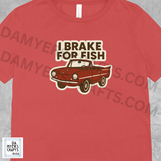 Amphicar "I Brake For Fish" T-Shirt!