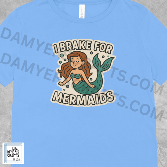 Amphicar "I Brake for Mermaids" T-Shirt!