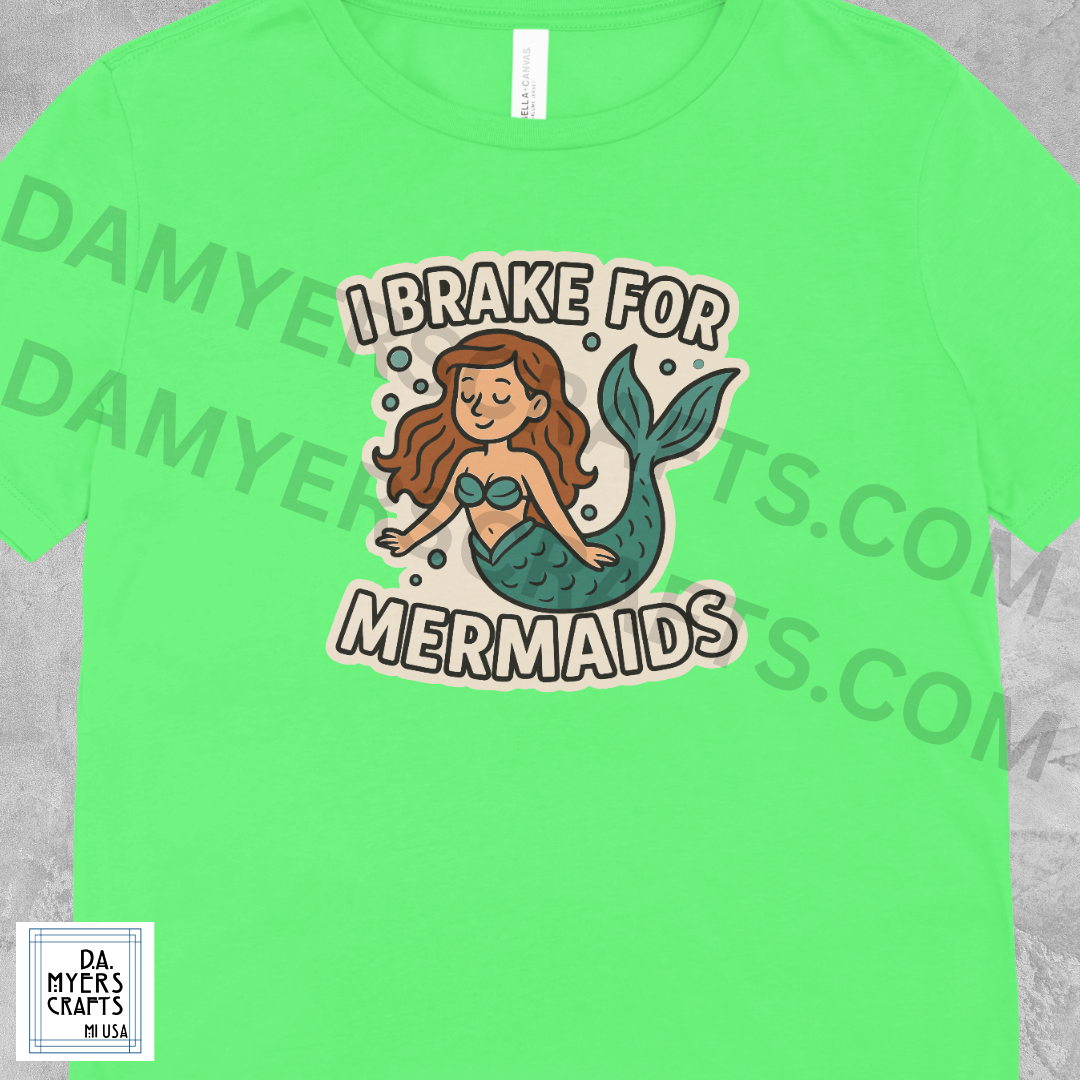 Amphicar "I Brake for Mermaids" T-Shirt!