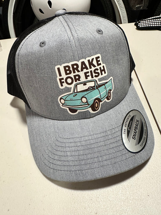 Amphicar "I Brake For Fish" Hat (Multiple Colors)