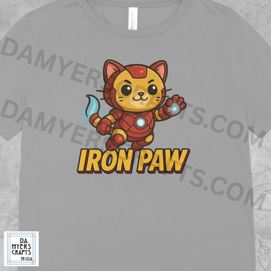 Iron Man Inspired "Iron Paw" T-Shirt!