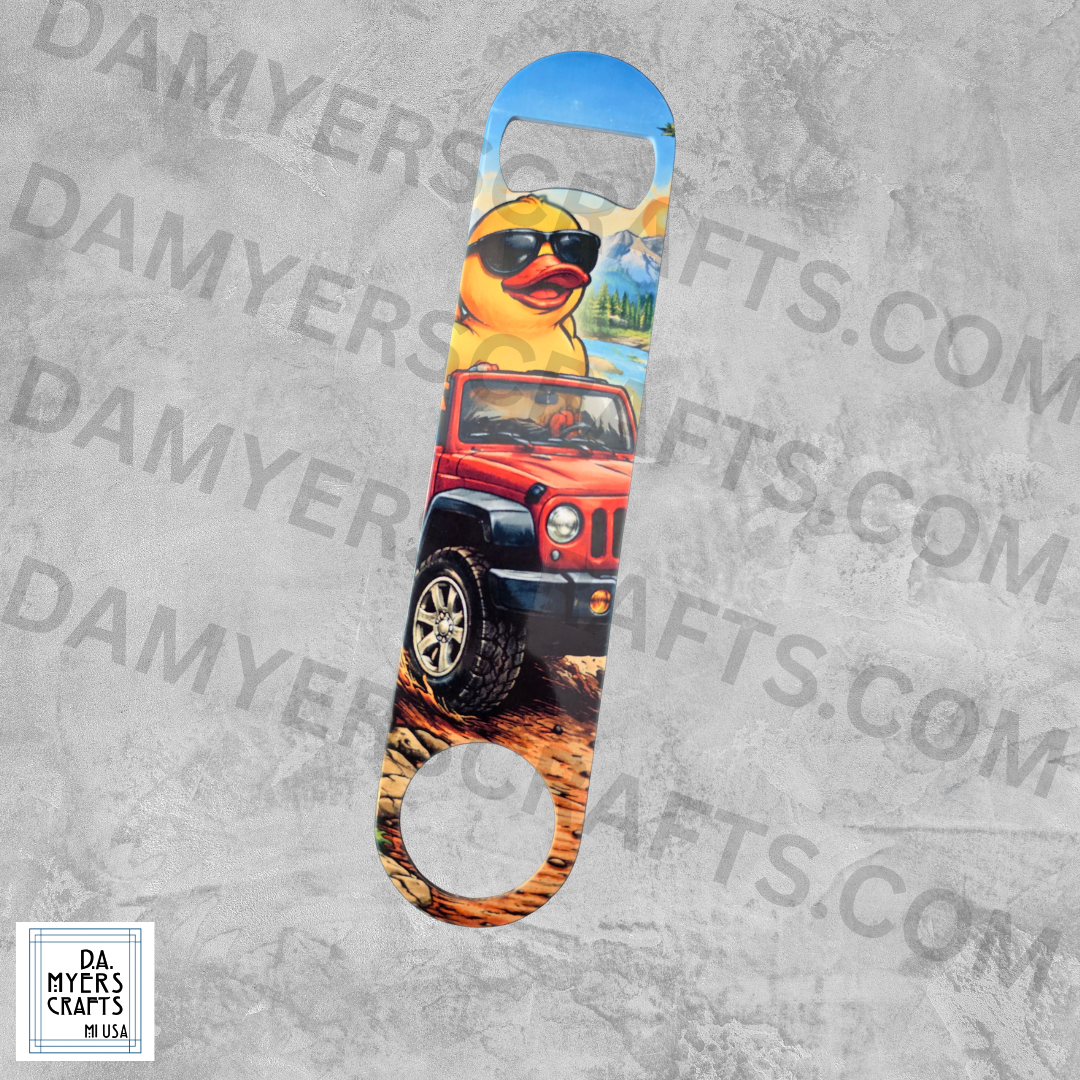 Jeep Duck Metal Bottle Opener