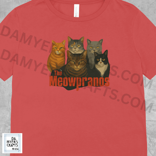 Sopranos Cat Inspired "The Meowpranos" T-Shirt!