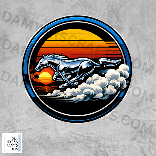 Mustang Sticker