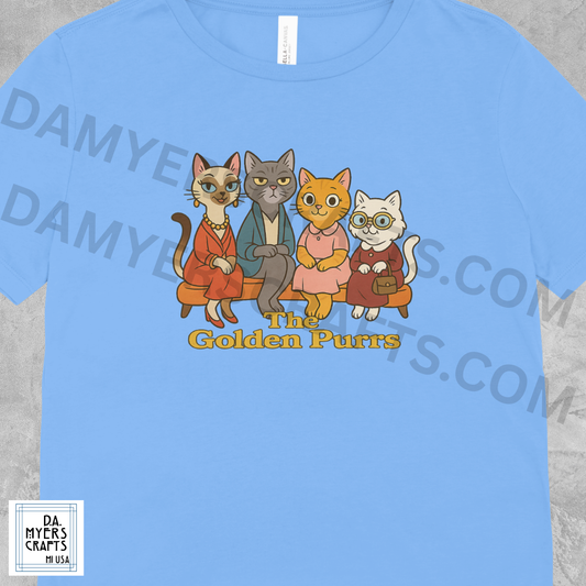 Golden Girls Inspired "The Golden Purrs" T-Shirt!