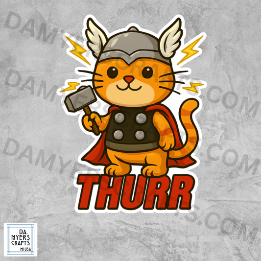 Thor Inspired "THURR" Sticker!