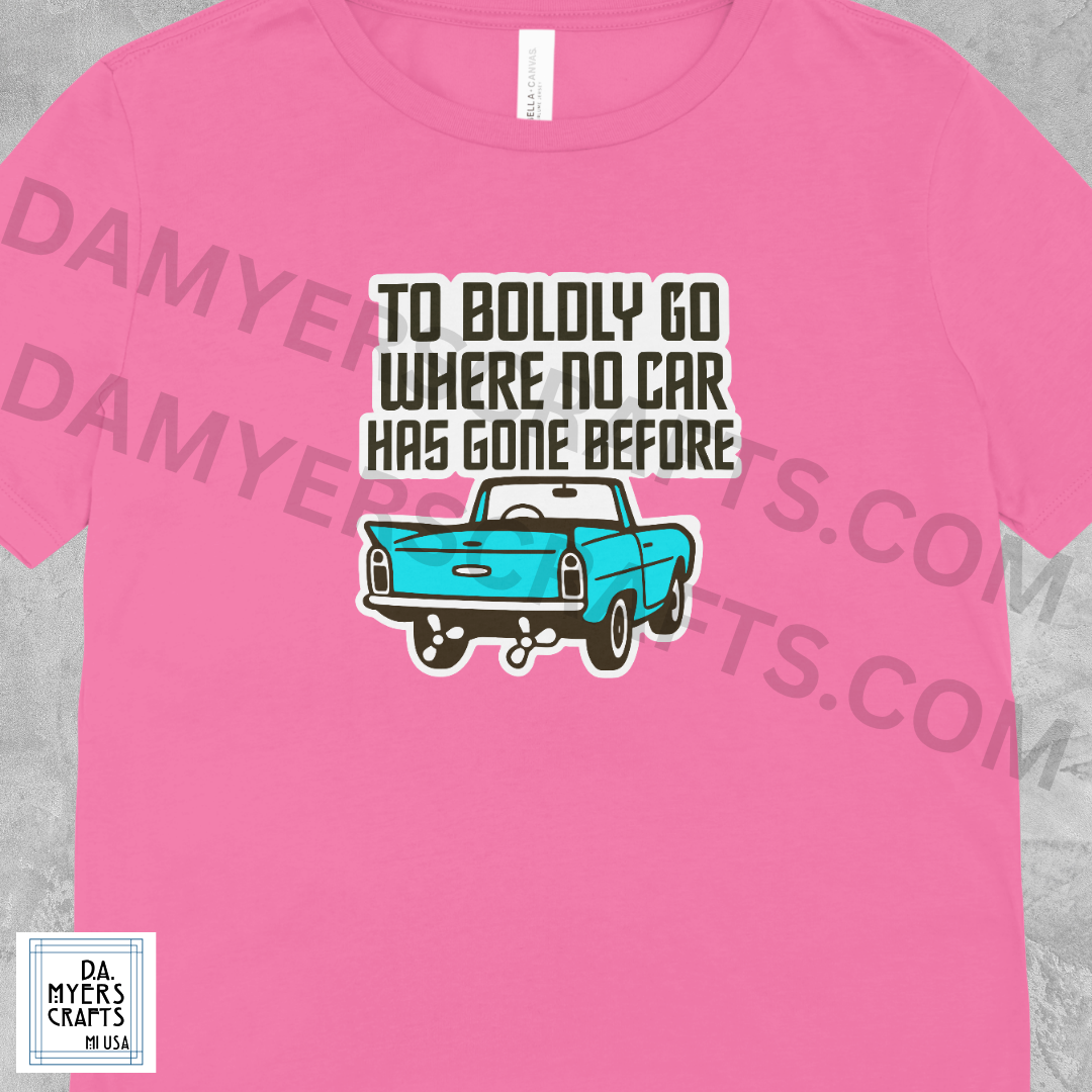 Amphicar "To Boldly Go Where No Car Has Gone Before" T-Shirt!