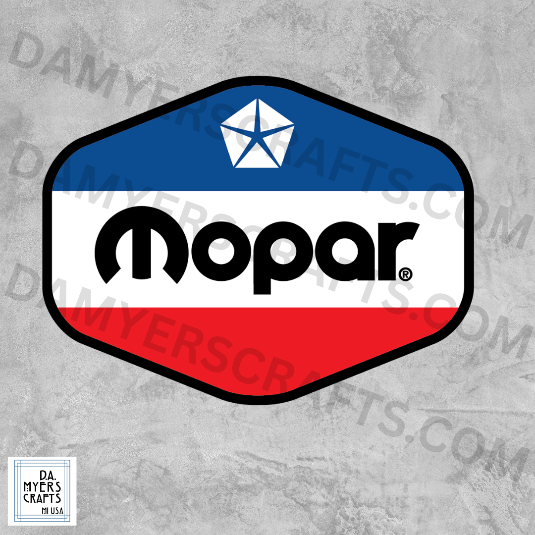 Mopar Muscle Vintage Logo Sticker