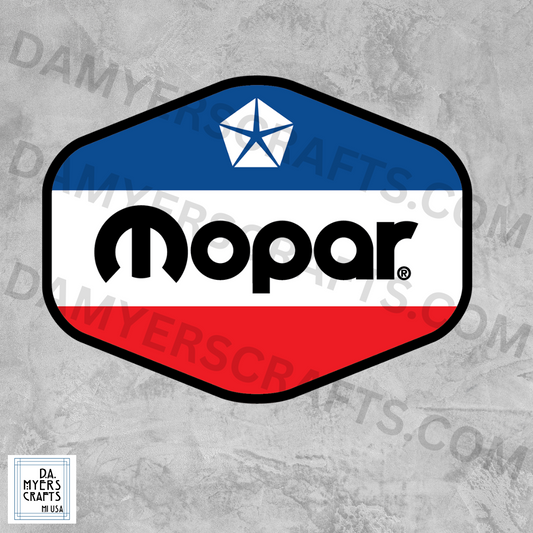 Mopar Muscle Vintage Logo Sticker