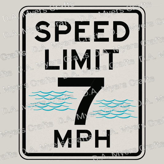 Amphicar 7MPH Speed Limit Magnet